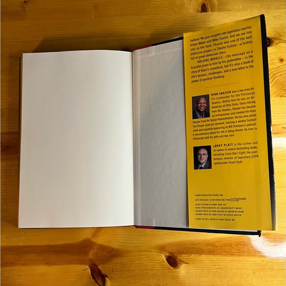Walking Miracle: How Faith, Positive Thinking, HARDCOVER – 2021 by Ryan Shazier - Picture 6 of 7